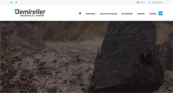 Desktop Screenshot of demirellermadencilik.com